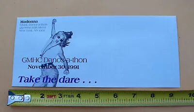 Rare Vintage Unused Madonna GMHC Dance-A-Thon Original Envelope 1991 Aids Event • $25