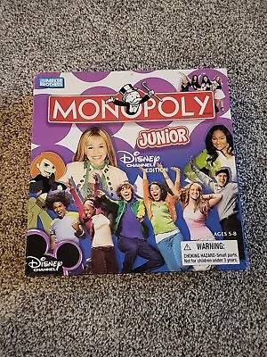 Monopoly Junior Disney Channel Edition Board Game Hannah Montana • $10