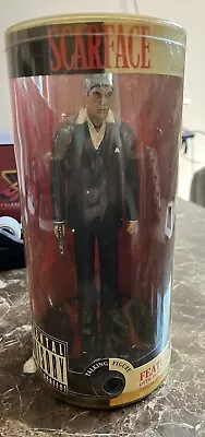 Scarface Black Suit Talking Figure Parental Advisory 2006 Mezco Toyz RARE • $70