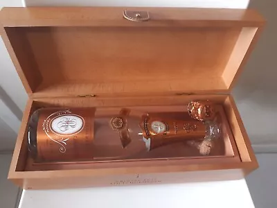 £29.99 • Buy Louis Roederer Cristal Rose Champagne Empty Bottle & Box Vintage 1990
