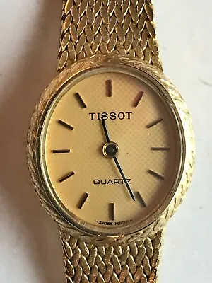 Vintage TISSOT  Quartz Ladies 9ct Bracelet Watch Cal 2033  • £525