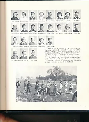 Marlette MI Marlette High School Yearbook 1966  Grades 12-K Michigan  • $29