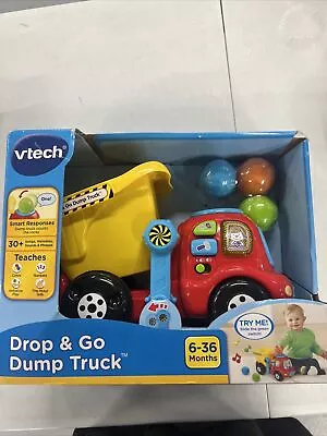 VTech Drop And Go Dump Truck Electronic Learning Musical Computer Baby Toy • $11