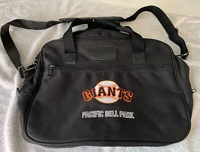 Vintage - SF GIANTS - Pac Bell Park Inaugural Season Black Messanger Bag - RARE • $97