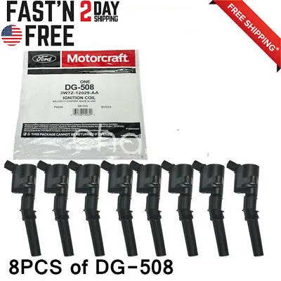 8* Motorcraft Ignition Coil Pack DG-508 Fits For Ford F-150 E-250 Mustang 5.0L • $77.99