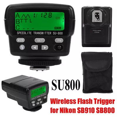 SU800 Wireless Speedlight Commander Flash Light Trigger For Nikon SB910 SB800 ID • $125.35