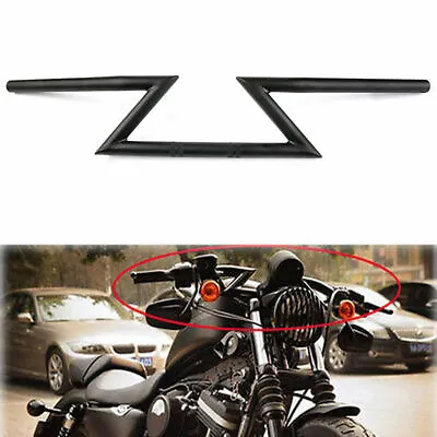 1  Drag Z-Bar Handlebars Fits For Harley Sportster Dyna Softail Chopper Bobber • $121.81