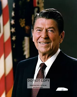 Ronald Reagan Official Presidentital Portrait - 8x10 Photo (ep-830) • $8.87