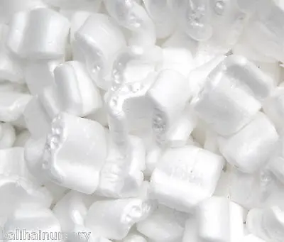 Packing Peanuts S Shaped Polystyrene Loose Fill Horticultural Grade Repels Water • £21