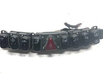 $48.99 • Buy 00-02 Mercedes W220 S60 S55 Dashboard Center Switch ESP Hazard Door Lock OEM