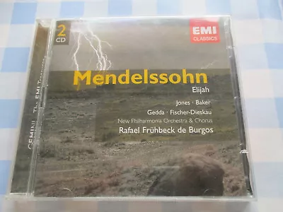 Mendelssohn Elijan Fruhbeck De Burgos Emi 1968 Reording 1995 Emi 2cd Set • £5