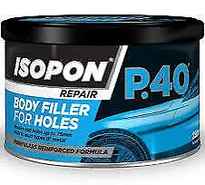 U-POL Davids Isopon P40 Fibre Glass Body Filler Compound Car Body Repair Paste • £9.99