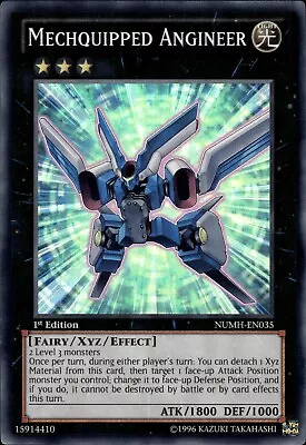 Mechquipped Angineer - Super Rare 1st Edition NUMH-EN035 - NM - YuGiOh • $1.23