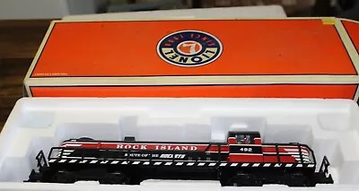 Lionel O Gauge Rock Island 492 Diesel Locomotive RS-3 6-28886 • $270