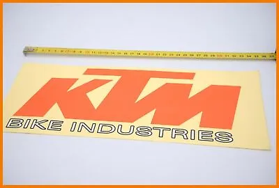 NOS KTM STICKER DECAL MOUNTAIN BIKE VINTAGE ORIGINAL SHOP Window DISPLAY MTB • $36.47