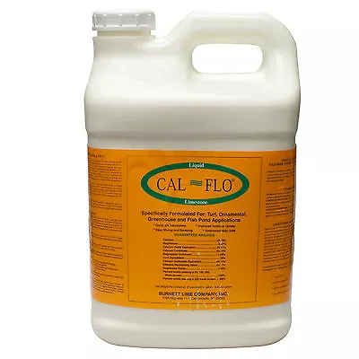 CAL FLO Liquid Limestone 2.5 GL Turf Ornamental Greenhouse Fish Pond Application • $95.95