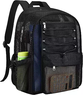 UEASE Mesh Backpack Heavy Duty For School 24L Large Bookbag For...  • $37.82