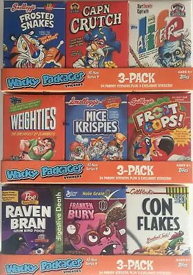 Wacky Packages Stickers Series Nine Cereal Card Box Collection • $41.95