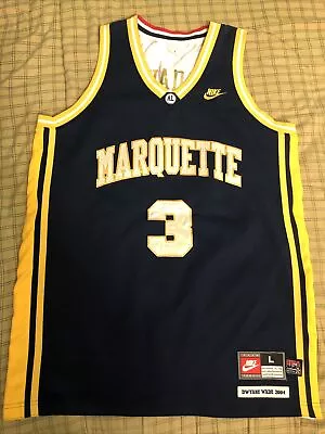 Nike Reversible Team Usa Marquette Dwyane Wade Basketball Jersey Size Large Hof • $350