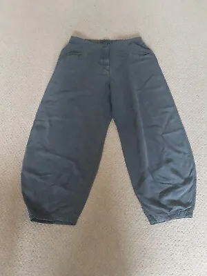 £40 • Buy Ladies Oska Grey Lyocell Blend Trousers With Pockets And Button Fastening Size16