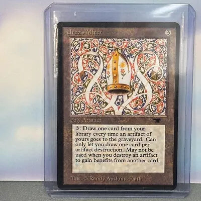 Magic The Gathering Antiquities Single Card Rare Urza's Miter • $20