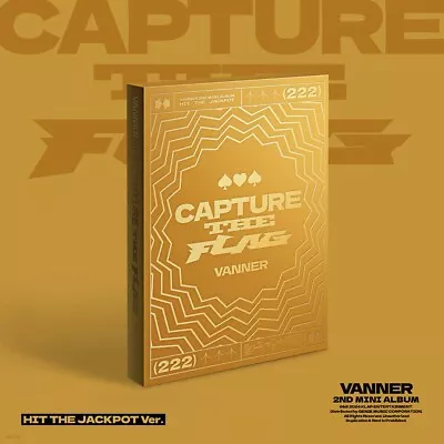 VANNER 2nd Mini Album [CAPTURE THE FLAG] HIT THE JACKPOT CD+Book+F.Poster+P.Card • $28.50