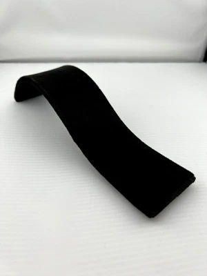 £5 • Buy Bracelet Watch Display Stand - Black Velvet Curve - 4.5cm Wide 19.5cm Long