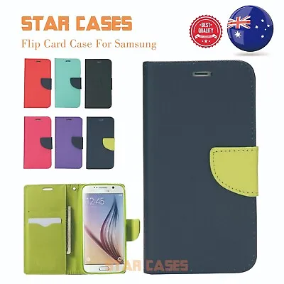 For Samsung S21 Ultra S20Plus S10 S9 S8 Note Leather Flip Card Wallet Case Cover • $9.99