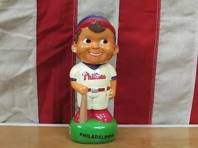 Vintage Philadelphia Phillies MLB Baseball Team Bobble Head Nodder Figure 7 Tall • $49