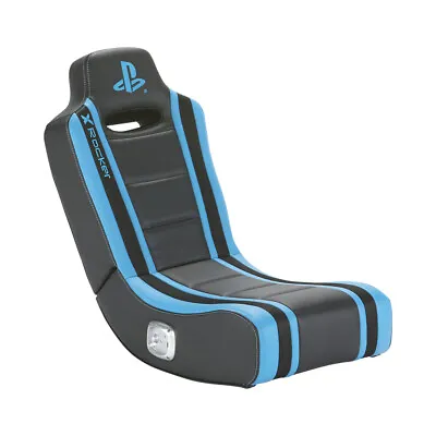 $369 • Buy X-Rocker Sony PlayStation Geist 2.0 Gaming Floor Rocker 67cm Chair Black/Blue