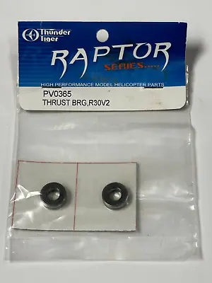 New Thunder Tiger TT RC Helicopter Raptor .30 .50 30 50 Thrust Bearings PV0365 • $29.95