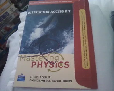 Mastering Physics - College Physics Young & Geller 8th Ed. INSTRUCTOR ACCESS KIT • $11.87