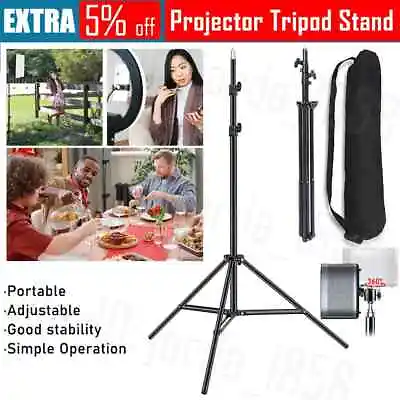 $16.99 • Buy Adjustable Projector Tripod Stand Computer Bracket Laptop Stand Holder Black AU