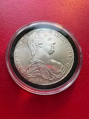 1780 1 Thaler Maria Theresia Silver Coin - Restrike • $100