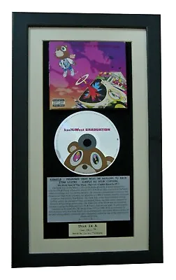 KANYE WEST Graduation CLASSIC CD Album GALLERY QUALITY FRAMED+EXPRESS WORLD SHIP • £44.95