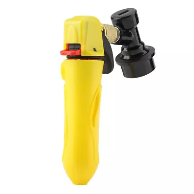 (Yellow)Portable Homebrew Keg Charger Handheld CO2 Injector Draft Beer MA • £21.16