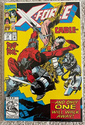 X-Force #15 Deadpool Marvel Comics October 1992 Cable Greg Capullo Vtg 90s X-Men • $9.99