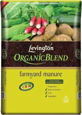 Levington Organic Blend Farmyard Manure 50L • £11.99