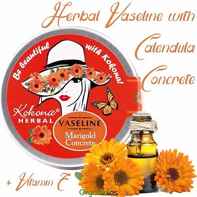 Vaseline Calendula + Vitamin E Lip Balm & Skin Repair Marigold Petroleum Jelly • £8.39