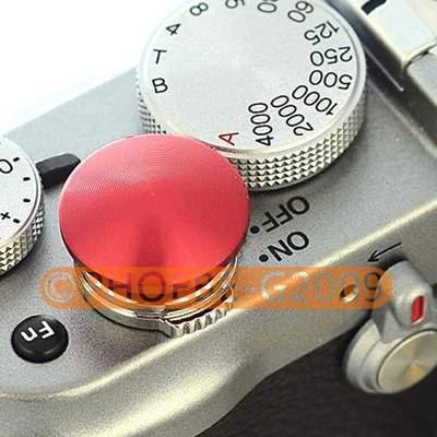 Red Metal Soft Release Button For Leica Contax Fujifilm X100 Size:L • $62.06