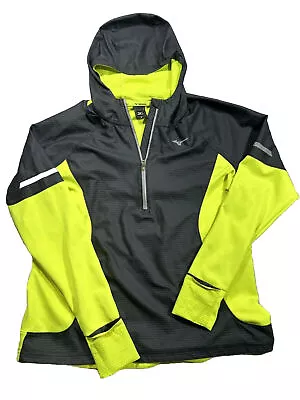 Mizuno Adult Static Breath Thermo Running *SAMPLE* Pullover Hooded  *READ* • $28.85