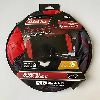 Genuine Dickies Sunshade Red Pinstripe Magic Shade Universal Fit Contains 2 New • $9.75
