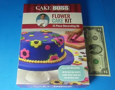 Cake Boss FLOWER CAKE KIT 25 Piece Decorating Kit - New In Box - Buddy Valastro • £10.35