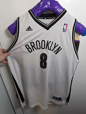 Deron Williams #8 Brooklyn Nets NBA Adidas Jersey Men's XL +2 Length Basketball • $17.99