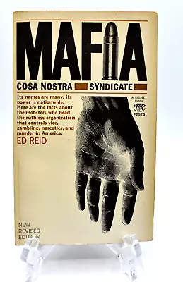 Mafia Cosa Nostra Syndicate By Ed Reid 1964 Vintage Softcover • $10.92