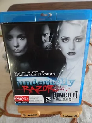 Underbelly Razor - Season 4 Import Uncut Region B 3 Disc Blu Ray • £17.49