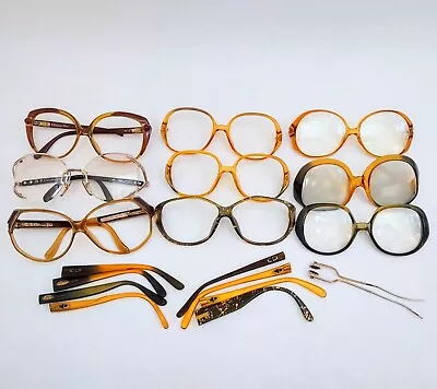 Vintage Christian Dior Optyl Sunglasses Eyeglasses Parts Job Lot 70s 80s • $150