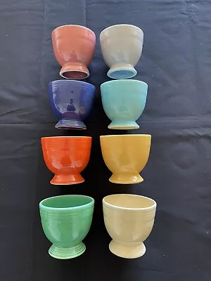 Vintage Fiesta Egg Cups: Lot Of 8 • $605