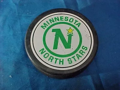 Orig 1980s NHL Souvenir PUCK From MINNESOTA NORTH STARS Defunct Team • $9.95