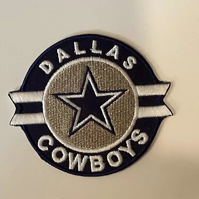 Dallas Cowboys Vintage Embroidered Iron On  Patch  NFL 3” X 2.5” • $5.39